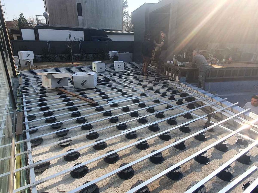 IPE Lapacho drvo decking bazen montaza