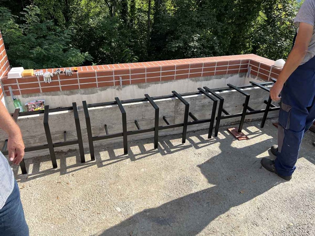 Termo Jasen drvo decking - privatni objekt Stubica montaza 3