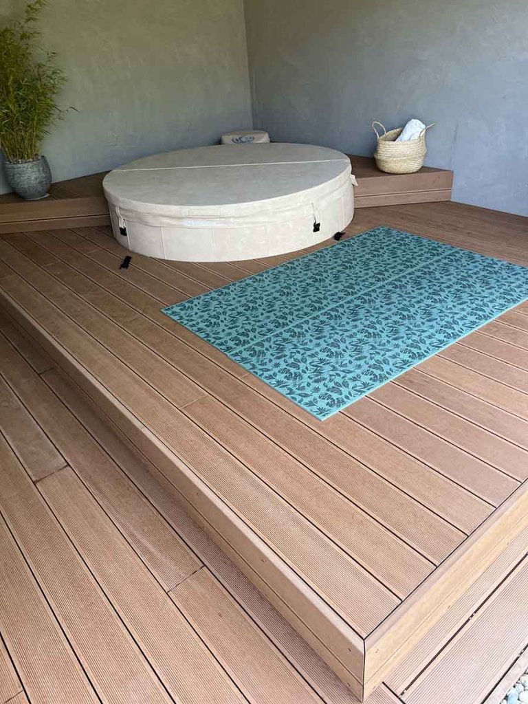 WPC Decking Milk Brown Jaccuzzi Maksimir 2