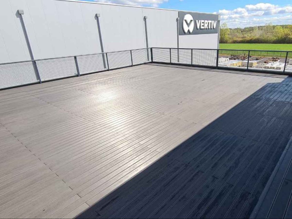 WPC Decking Select Anthracite - montaza na hidroizolaciju - Bajkmont Zagreb 2