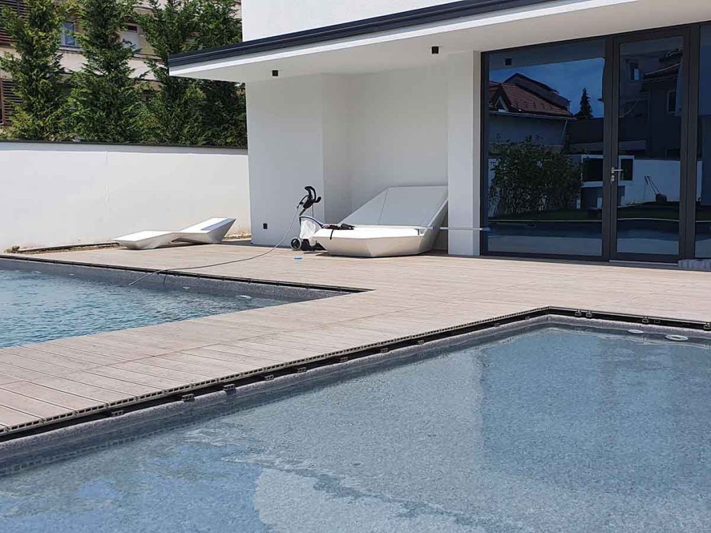 WPC Decking Select Grey - bazen Varazdin 2