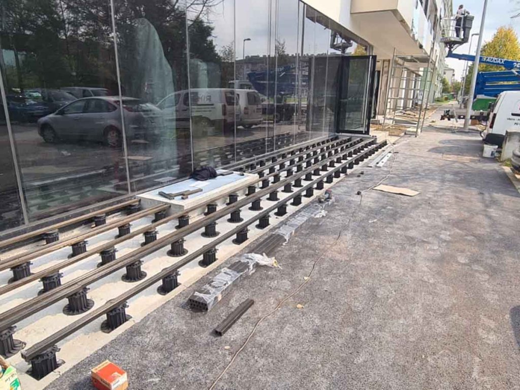 WPC Decking Select Wenge - montaza na nivelirajuce stope (buzone) Vrbani Zagreb