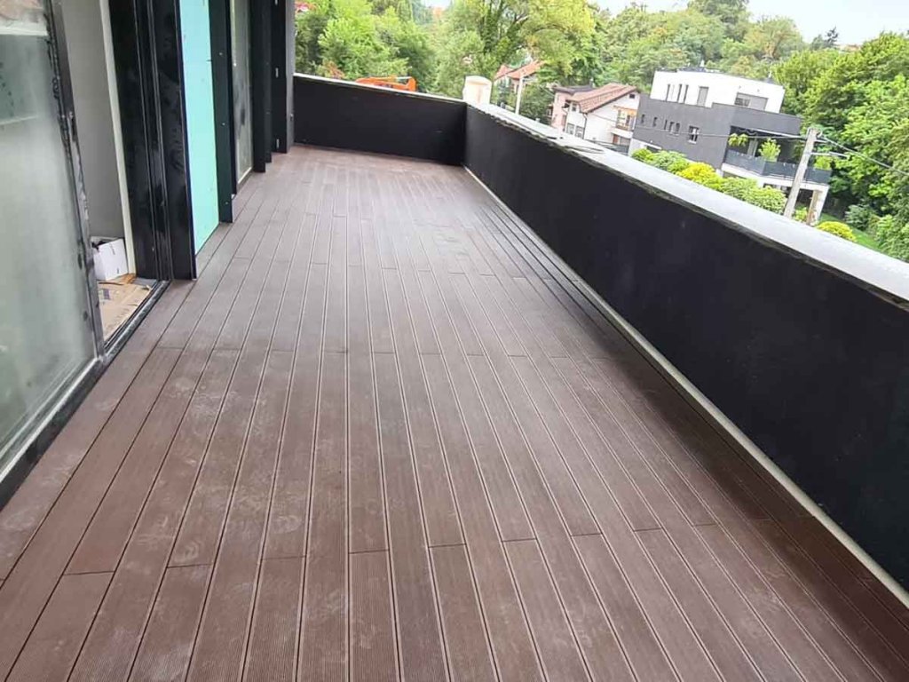 WPC Decking Select Wenge - terasa stambena zgrada Zagreb