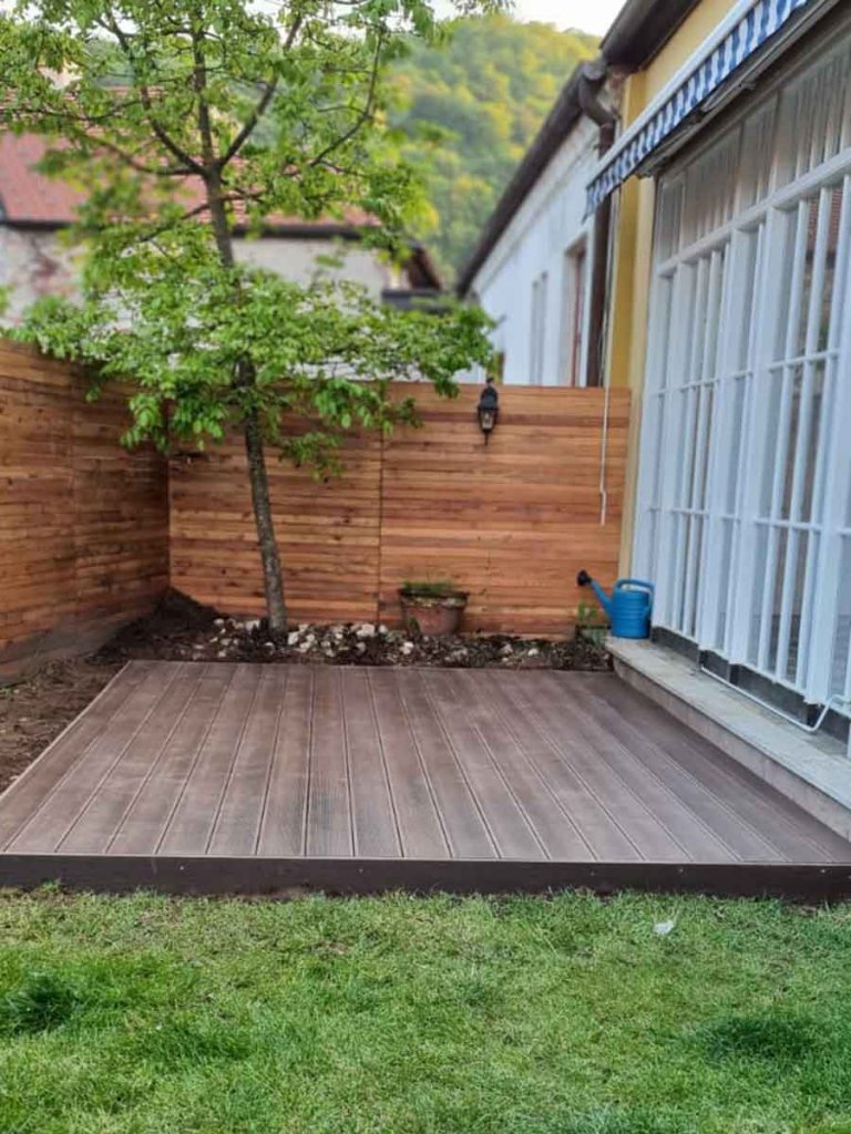 WPC Decking Solid Wenge - montaza na zemljanu podlogu Samobor